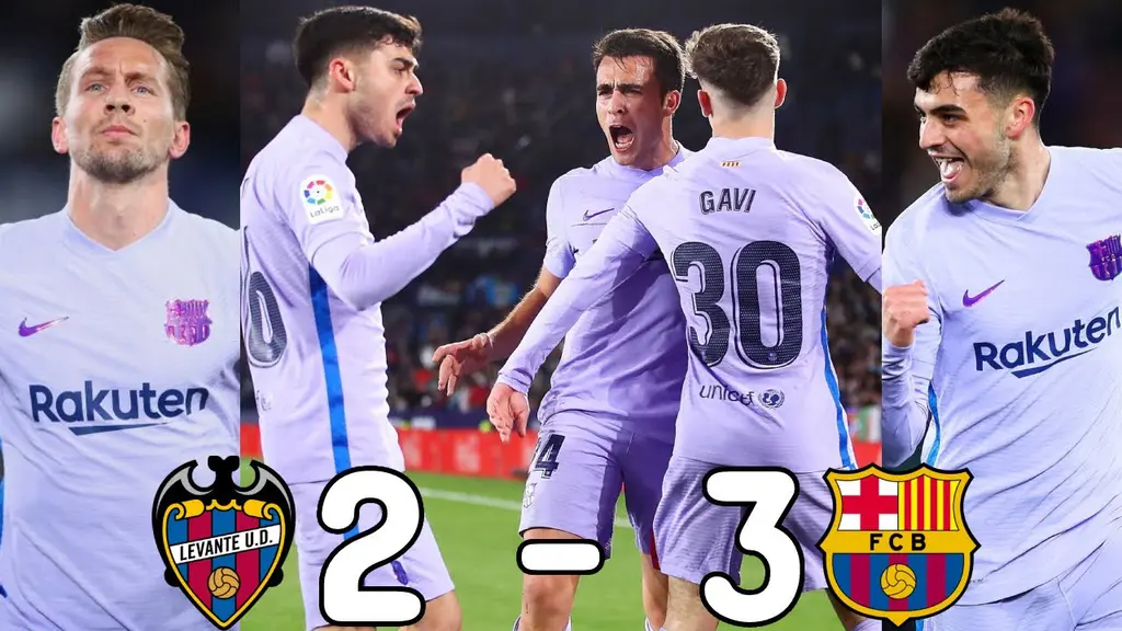 Levante 2-3 Barcelona: Barça Complete Stunning Comeback in La Liga Thriller