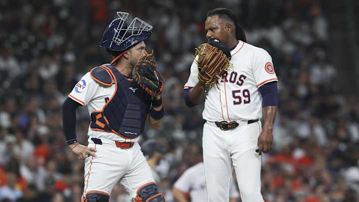 Framber Valdez, Astros Catcher César Salazar Involved in Awkward Miscommunication During Yankees Grand Slam - Loadedmore.ng